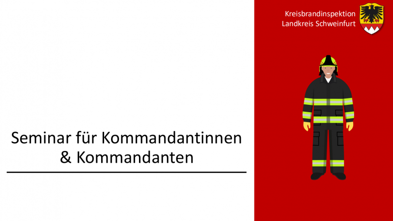 Führungswissen für die Feuerwehr: Kommandantenseminare im Landkreis Schweinfurt