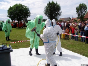 Übung des AC-Zugs beim 25. Gemeindefeuerwehrtag