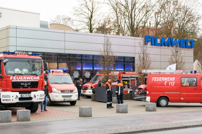 Früh übt sich, wer Feuerwehmann werden will